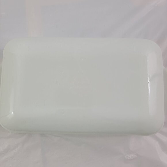 Fire King Anchor Hocking Blue Cornflower White Milk 1.5 QT Casserole Baking Dish - Picture 16 of 16